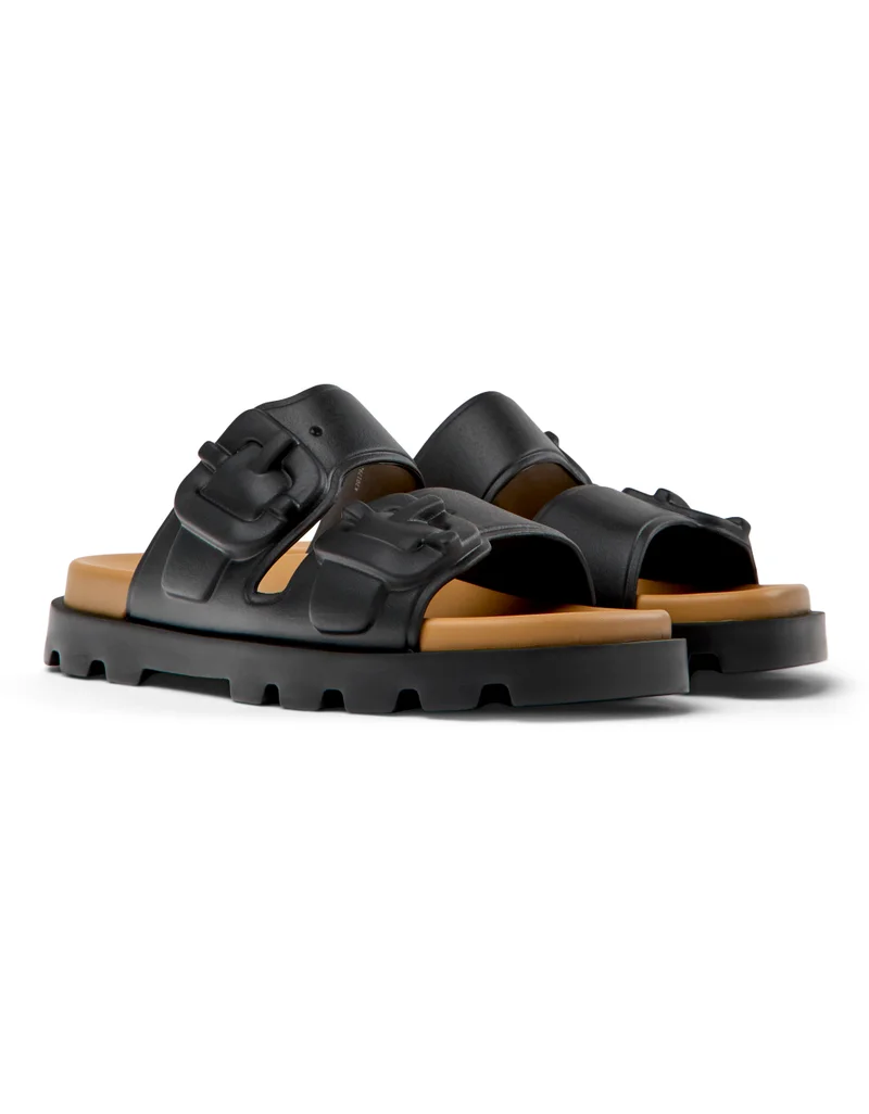 Camper Brutus Sandal, Women Sandal, Black, 36